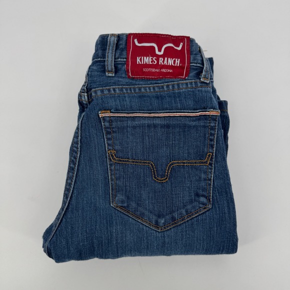 Kimes Ranch Other - Kimes Ranch Roger Mens Jeans 28x30 Made in USA Dark Wash Denim Western Rodeo